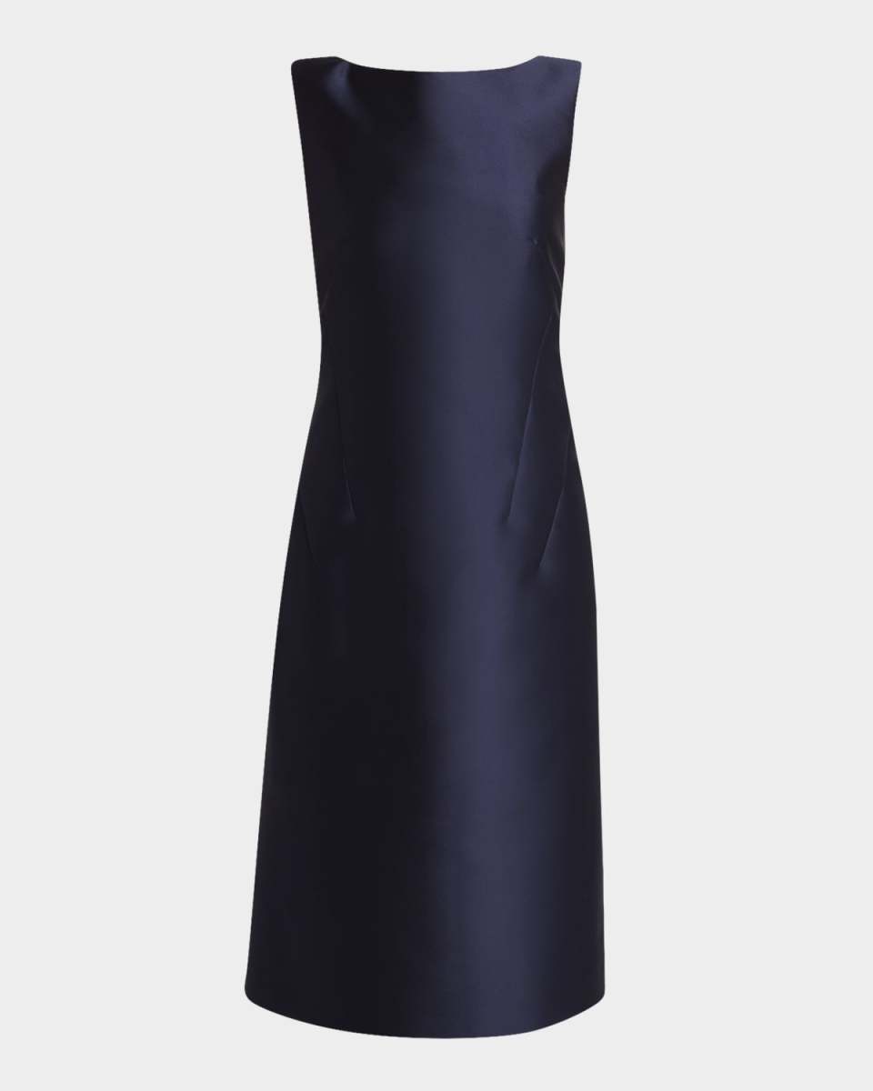 Bow Low-Back Sleeveless Dress
